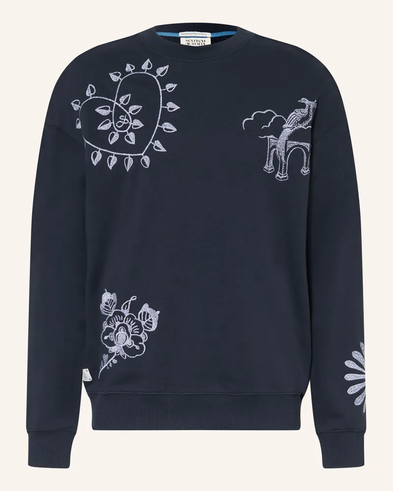 Scotch&Soda Sweatshirt blau Dunkelblau