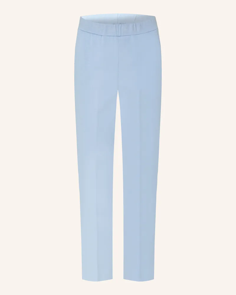 SEM PER LEI Bootcut-Hose aus Jersey Hellblau
