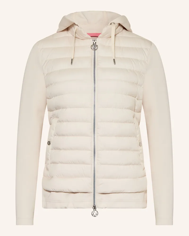 Fuchs Schmitt Steppjacke Im Materialmix weiss Creme