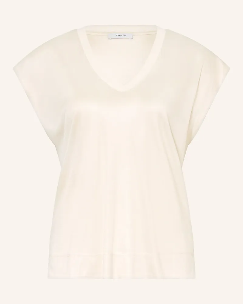 OPUS T-Shirt SAVILCHEN Ecru