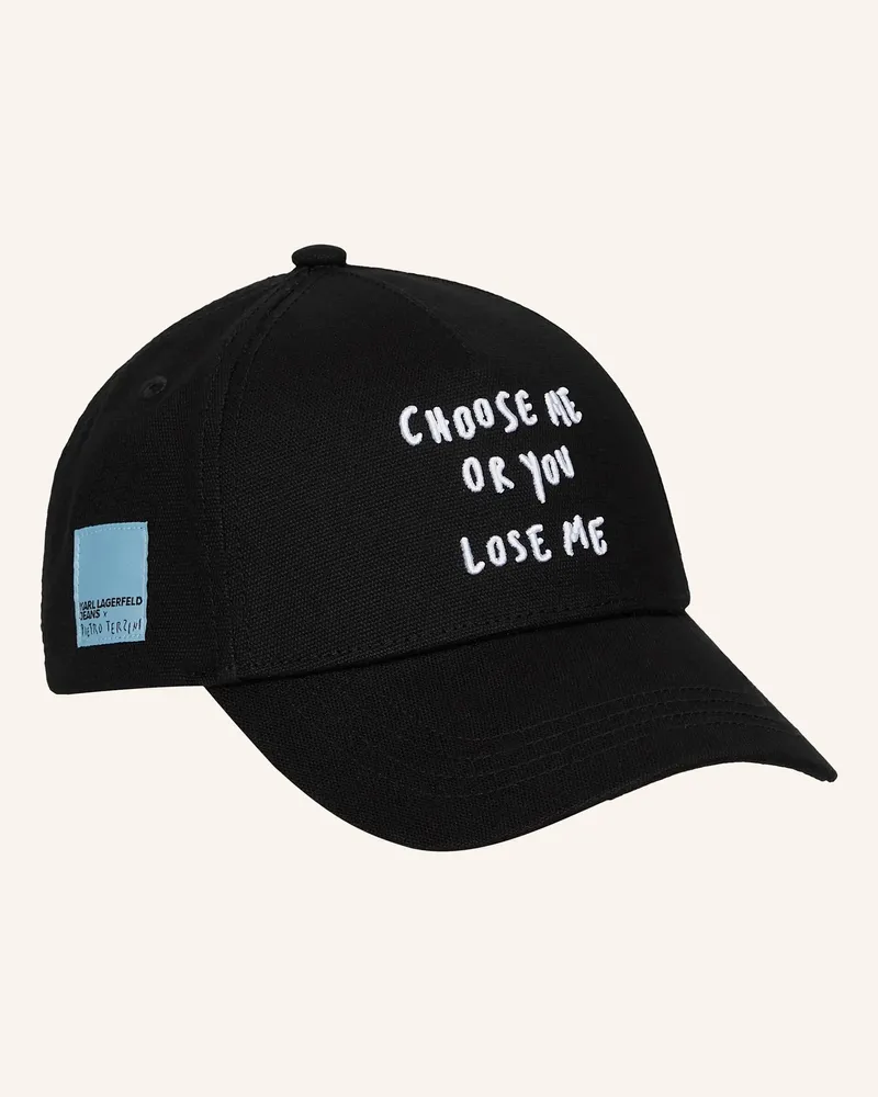 Karl Lagerfeld Hut schwarz Schwarz