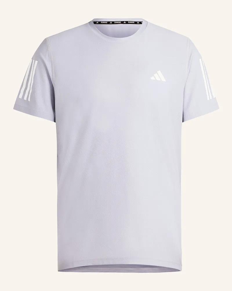 adidas Laufshirt OWN THE RUN Hellgrau