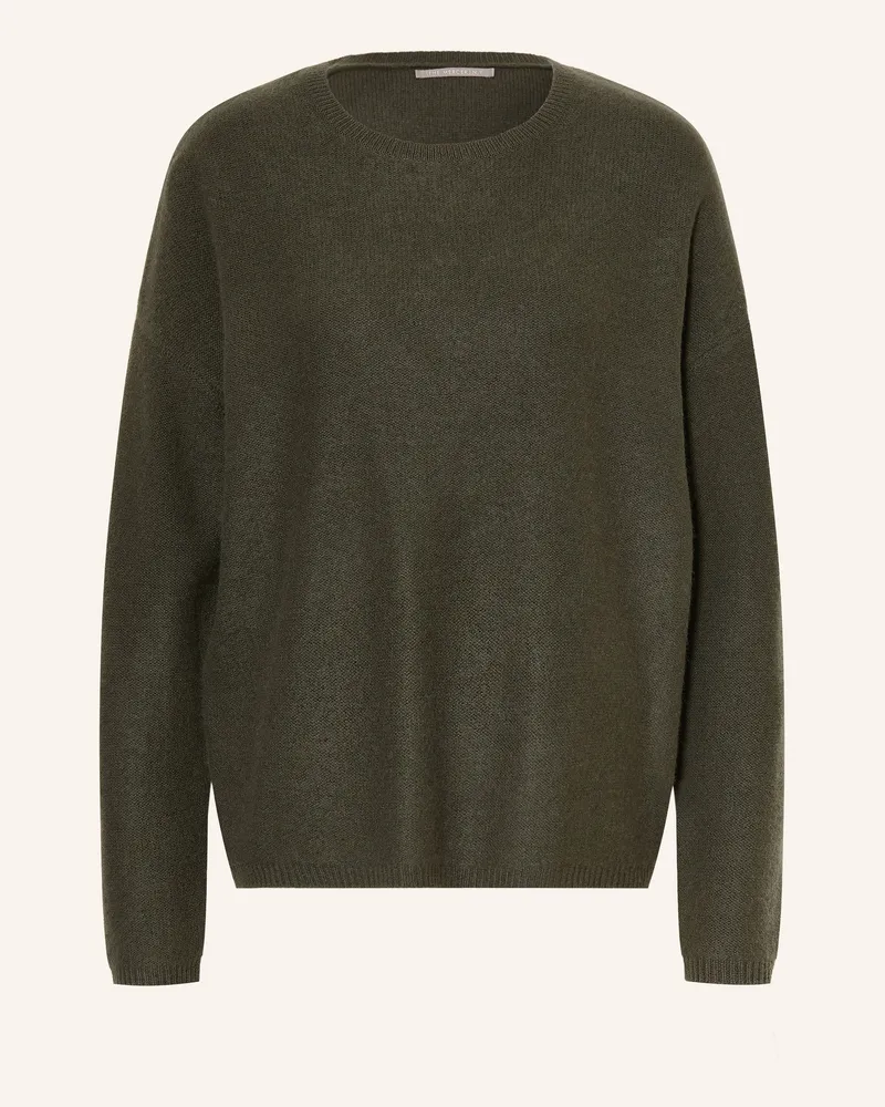 (THE MERCER) N.Y. Cashmere-Pullover gruen Dunkelgrün