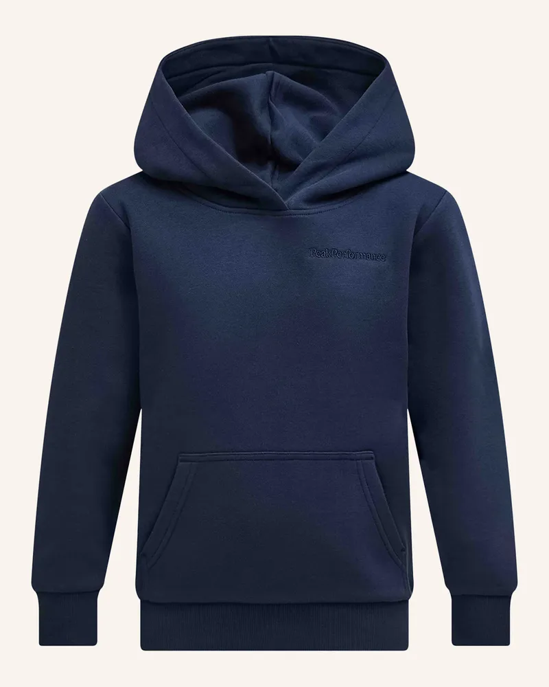 Peak Performance Kapuzensweatshirt Dunkelblau