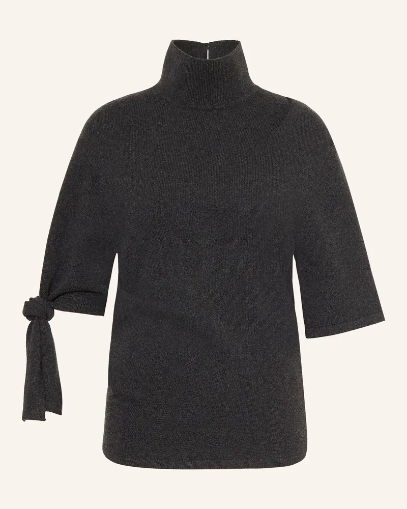 Jacquemus Pullover La Maille Fiocco Mit Merinowolle Und 3/4-Arm grau Dunkelgrau
