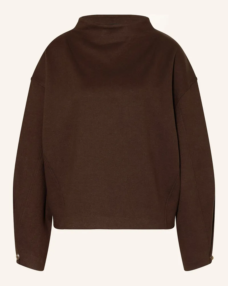 OPUS Sweatshirt GARIANE Dunkelbraun