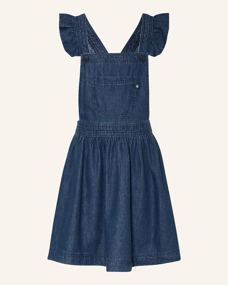 Petit Bateau Kleid in Jeansoptik Blau
