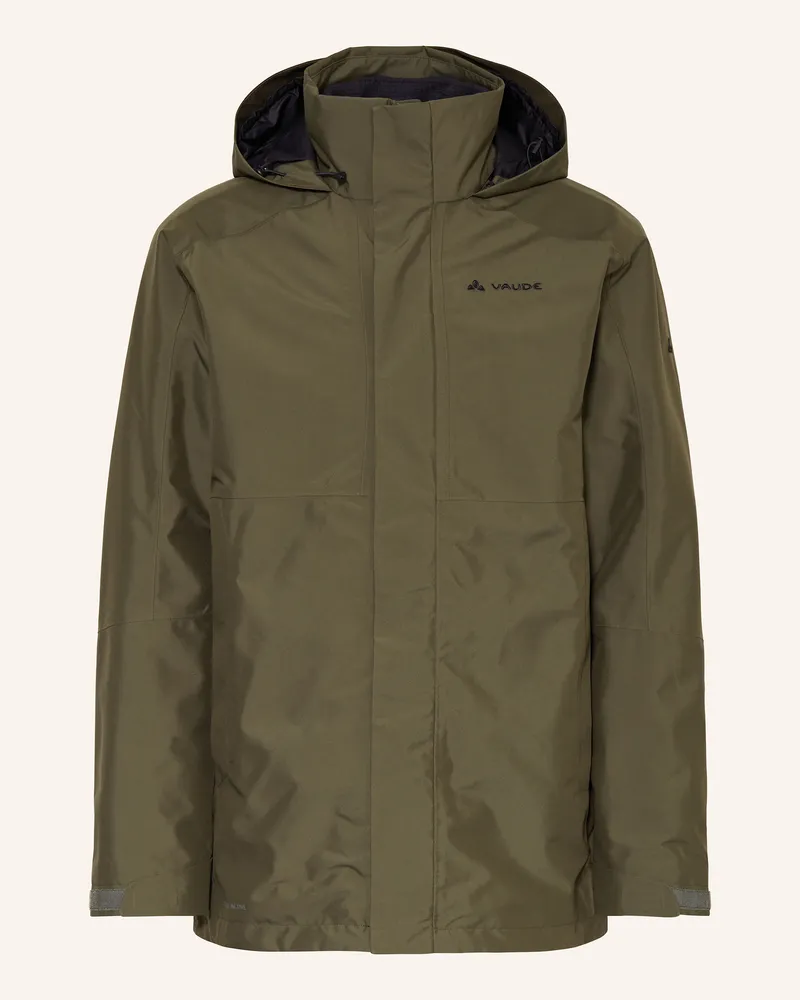 Vaude 2-In-1-Jacke Idris gruen Oliv