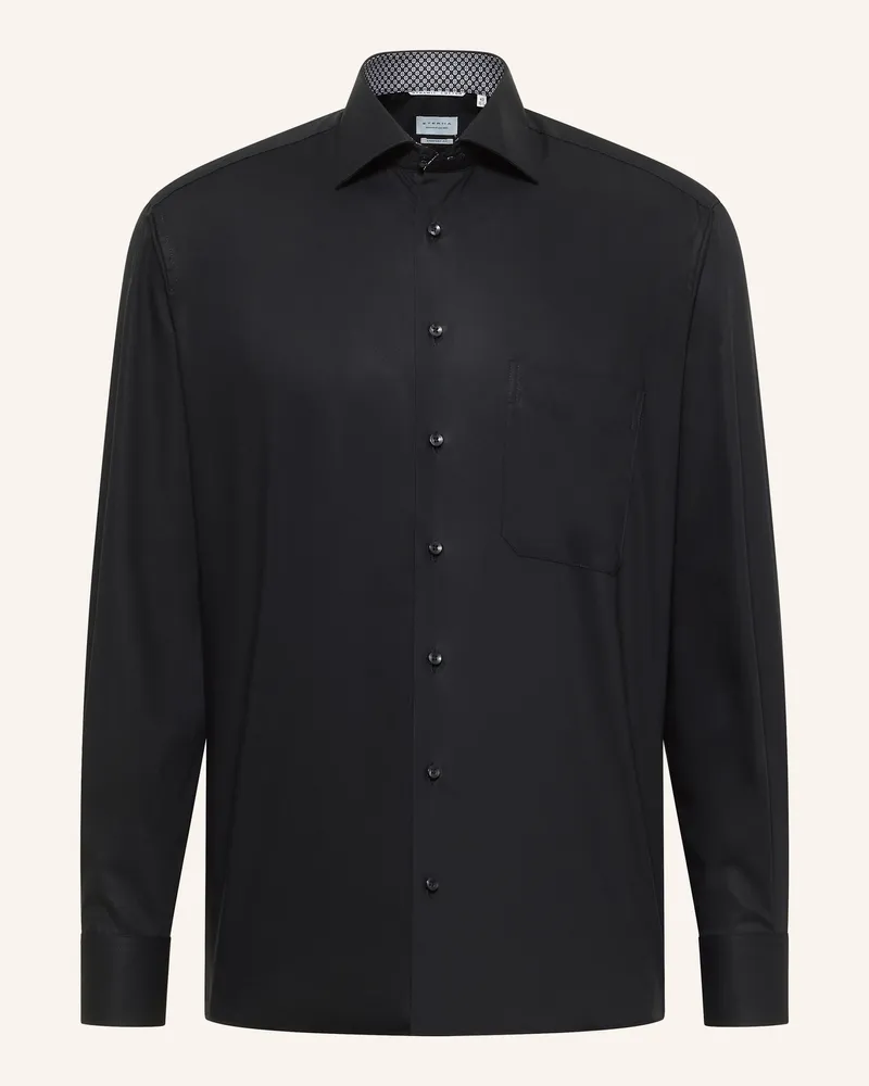 Eterna Hemd Comfort Fit Schwarz