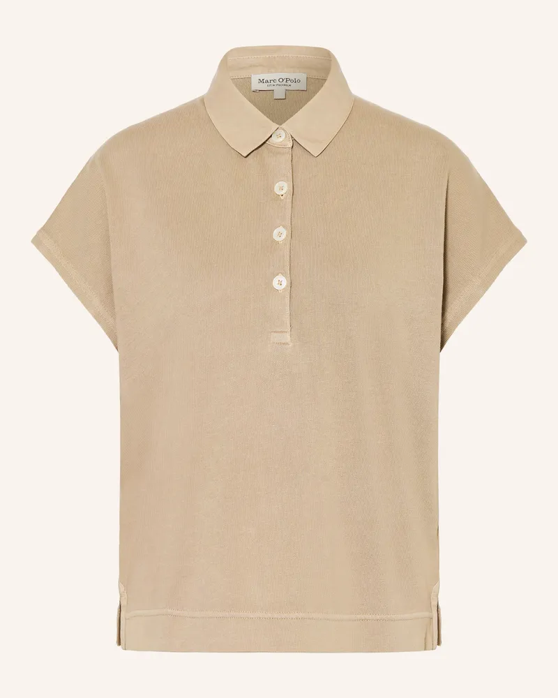 Marc O'Polo Strick-Poloshirt Beige