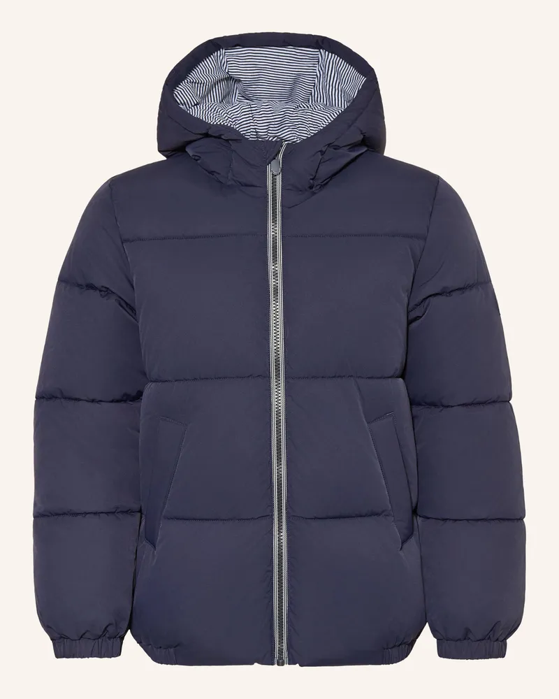 Petit Bateau Steppjacke blau Dunkelblau
