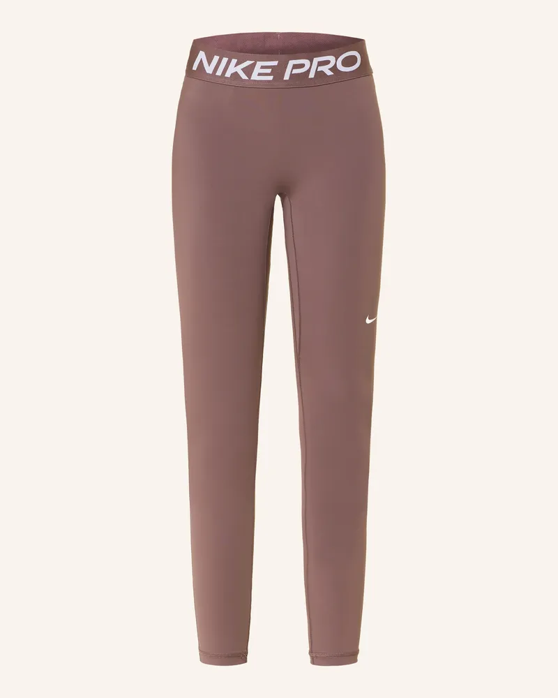 Nike Tights Pro braun Altrosa