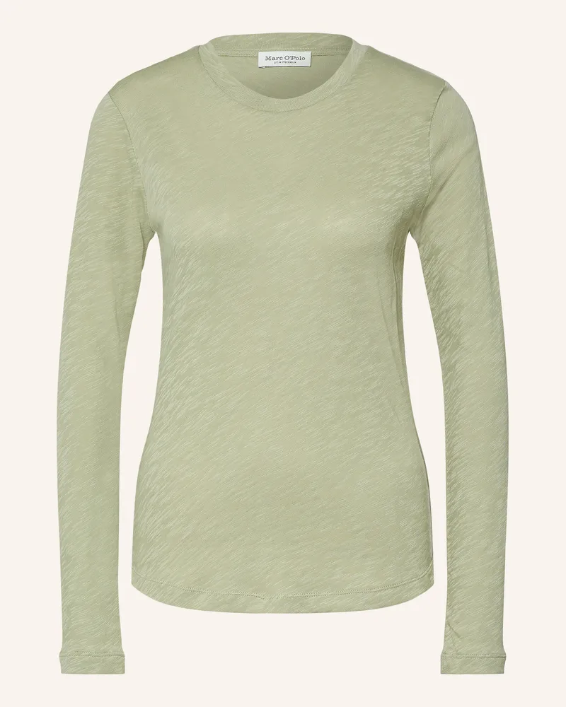 Marc O'Polo Longsleeve gruen Oliv