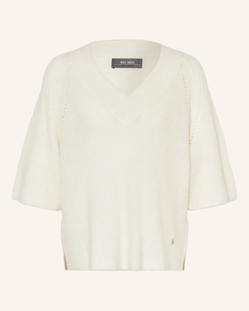 Mos Mosh Strickshirt MMTACI mit Alpaka Ecru