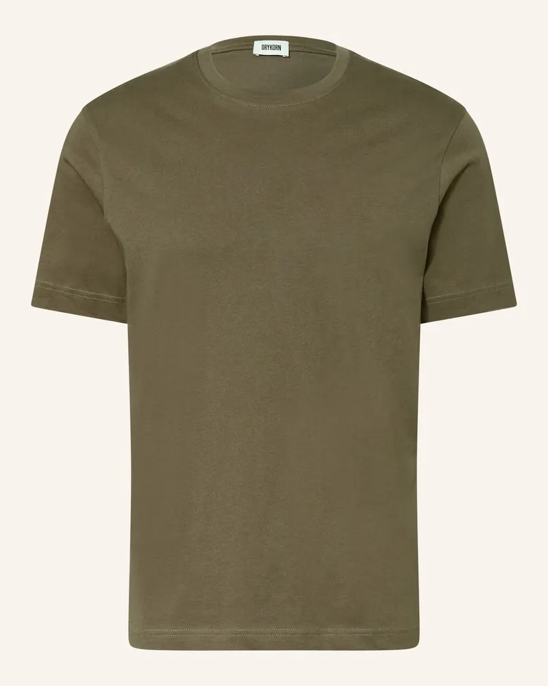 Drykorn T-Shirt Raphael gruen Khaki