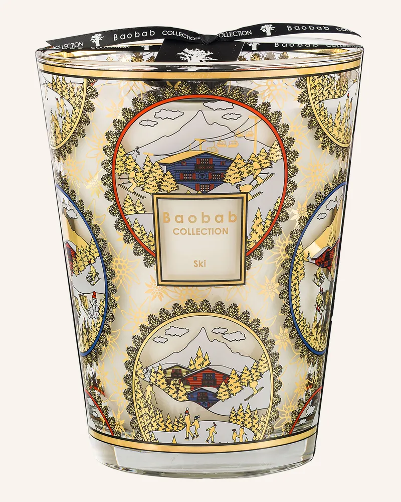 Baobab Collection Duftkerze Ski schwarz Schwarz