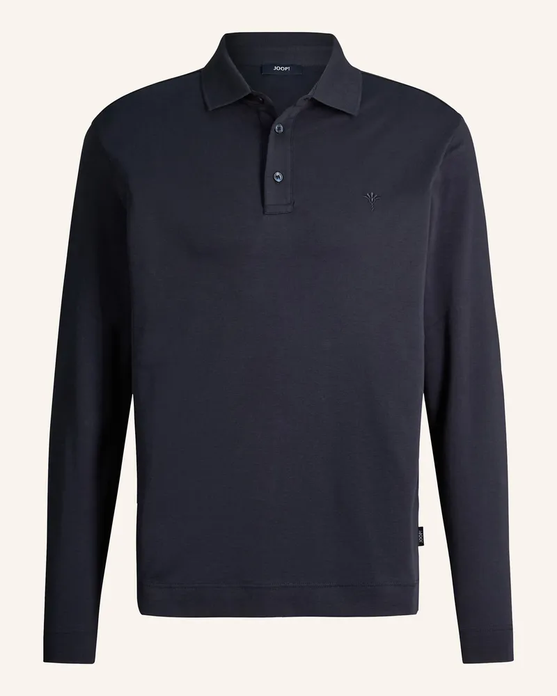 JOOP! Langarm-Poloshirt Modern Fit blau Dunkelblau