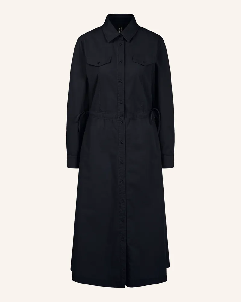 Marc Cain Hemdblusenkleid Aus Cord blau Dunkelblau