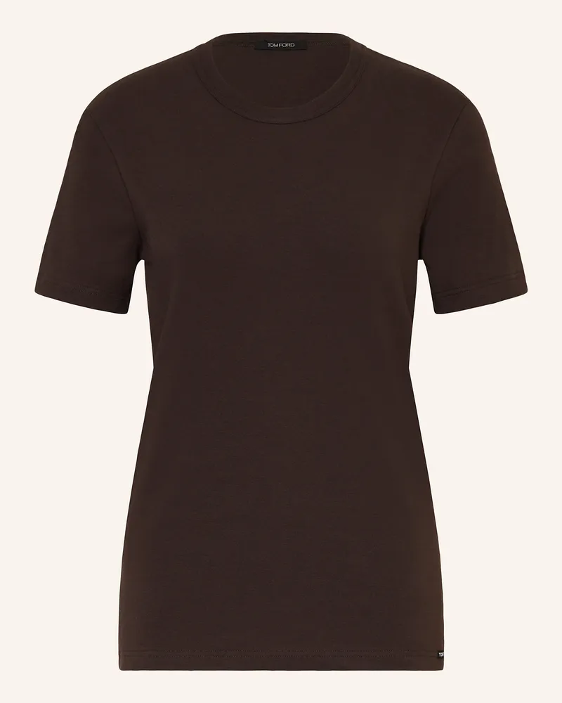 Tom Ford T-Shirt Dunkelbraun