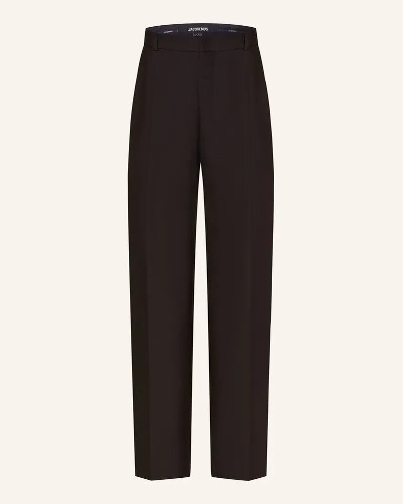 Jacquemus Hose Le Pantalon Curzio schwarz Schwarz
