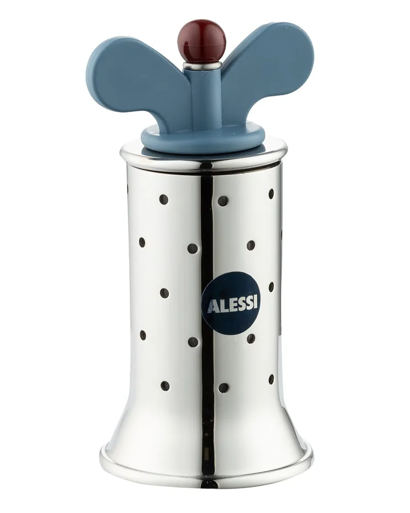 Alessi Pfeffermühle blau Silber
