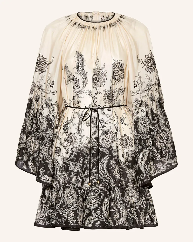 Zimmermann Seidenkleid RHIANNON Ecru