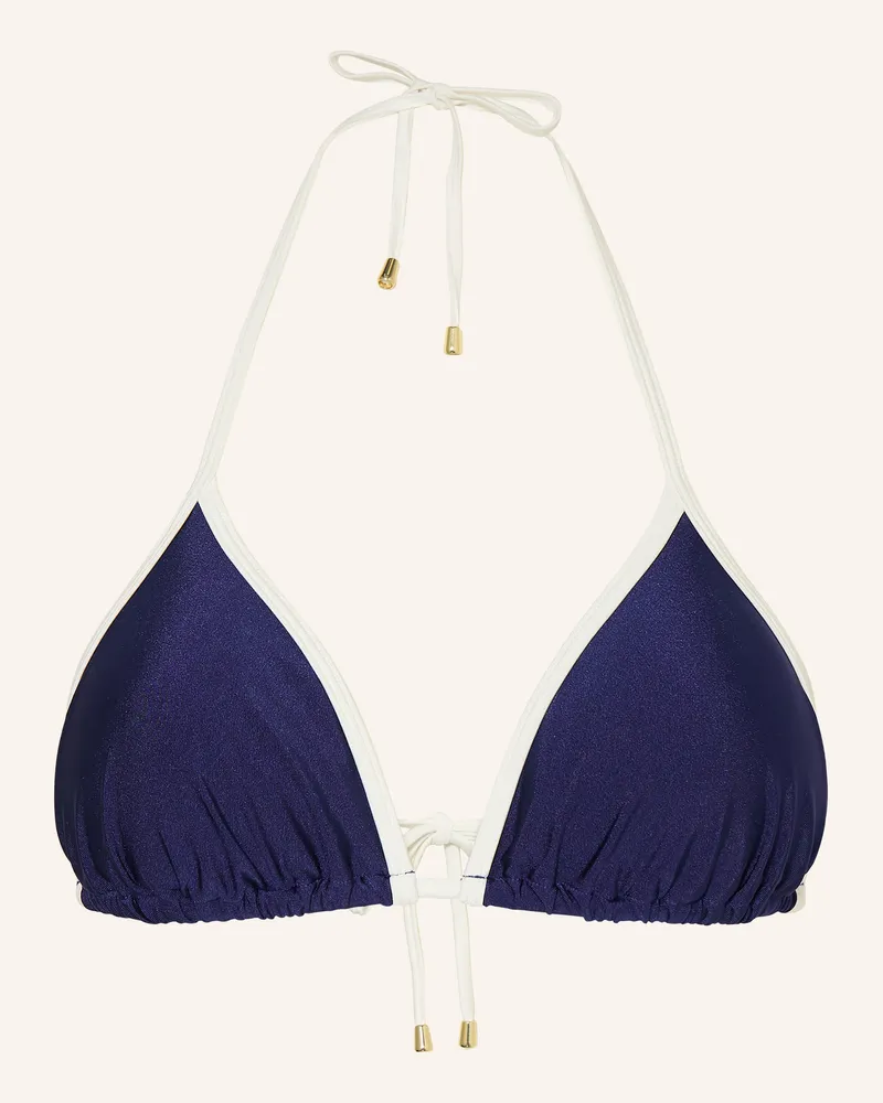 Mrs & HUGS Triangel-Bikini-Top Dunkelblau