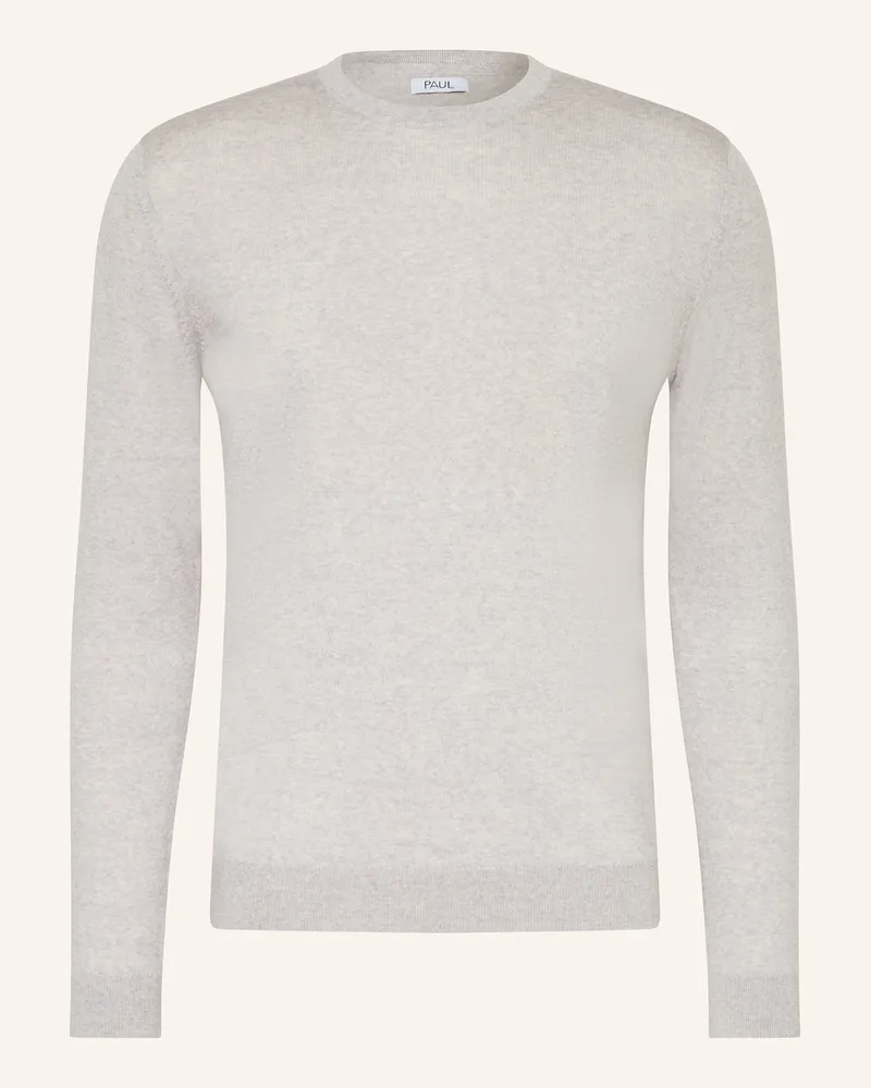 paul Pullover Aus Merinowolle silber Hellgrau