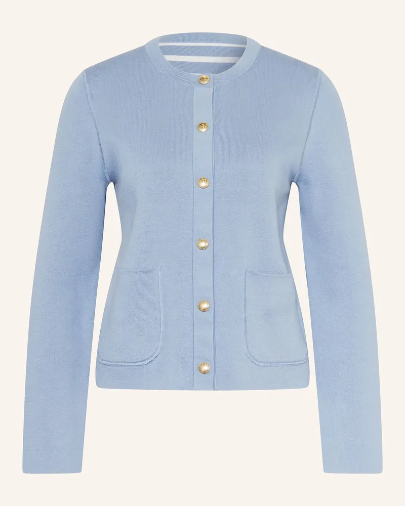 Tommy Hilfiger Strickjacke zum Wenden Blaugrau