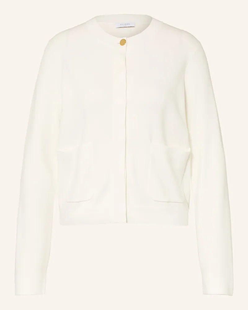 HOBBS London Strickjacke Thea weiss Creme