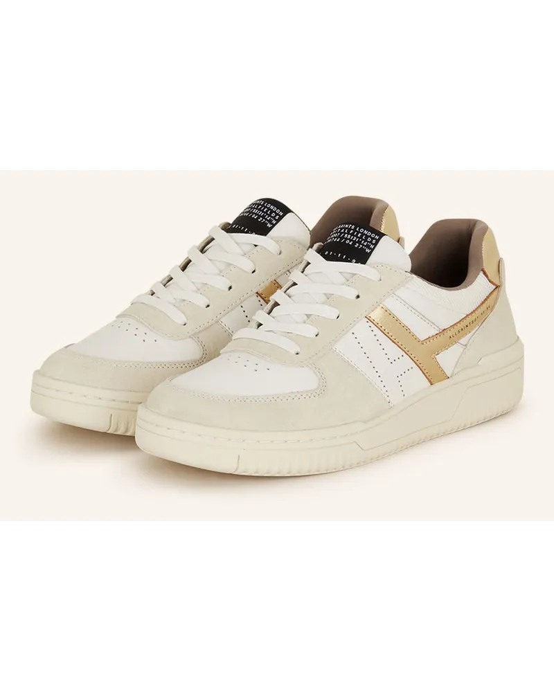 AllSaints Sneaker VIX - WEISS/ GOLD/ HELLGRAU Weiss