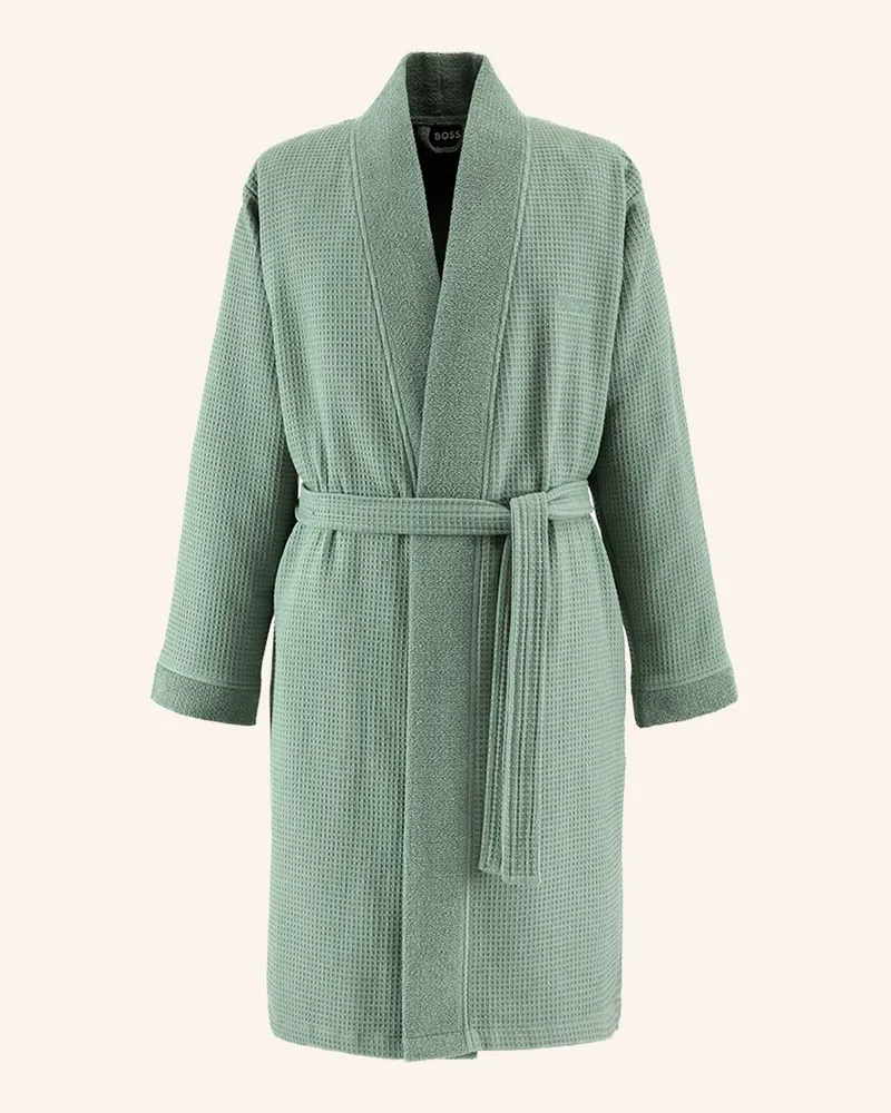 HUGO BOSS Bademantel Onsen gruen Khaki