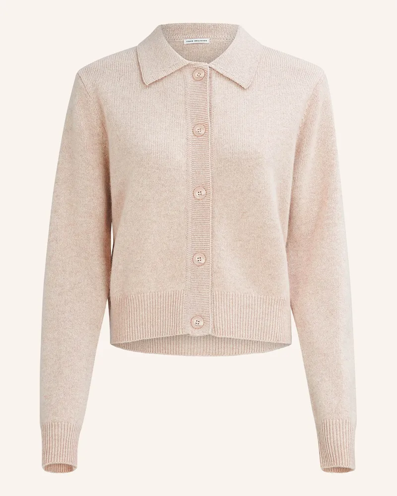 True Religion Strickjacke Polo Chunky beige Beige