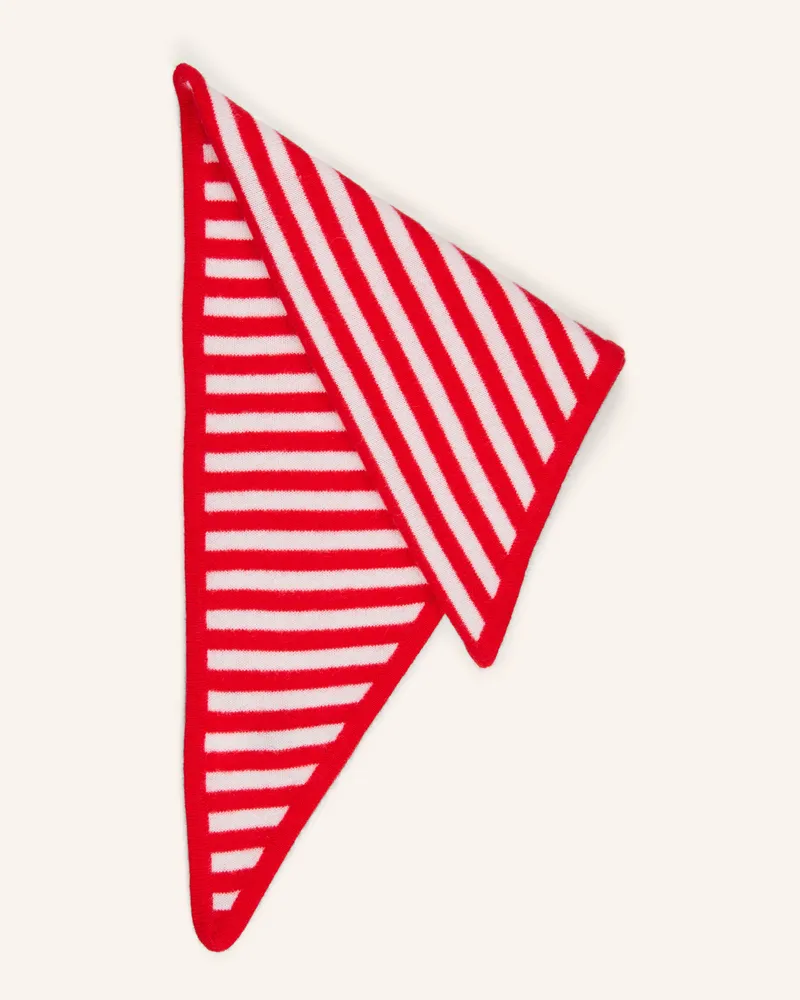 Darling Harbour Dreieckstuch Mit Cashmere rot Red