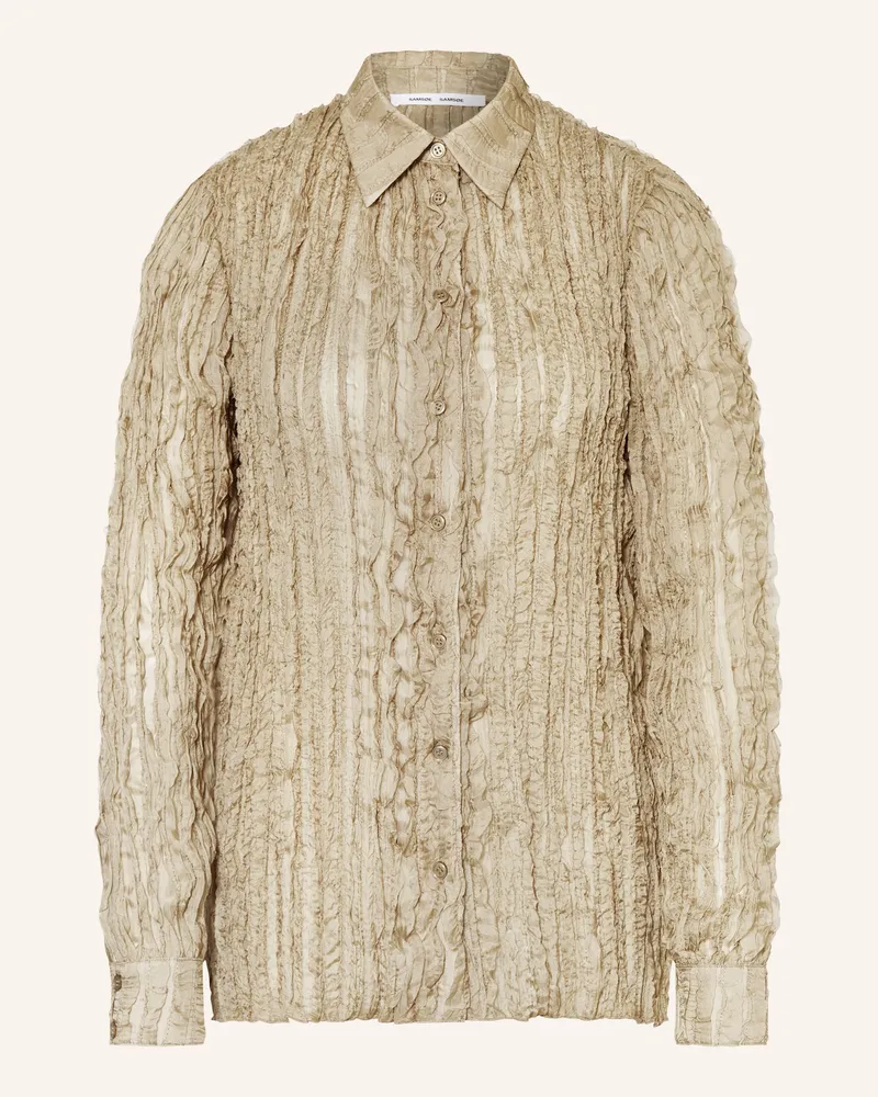 Samsøe & Samsøe Hemdbluse Saisabel grau Hellgrün