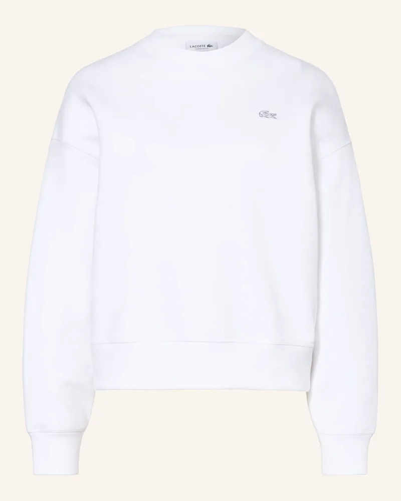 Lacoste Sweatshirt weiss Weiss