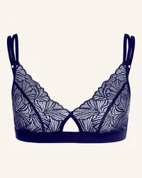 Ehrlich Textil Bustier FLUID LACE CUT-OUT BRALETTE Blau