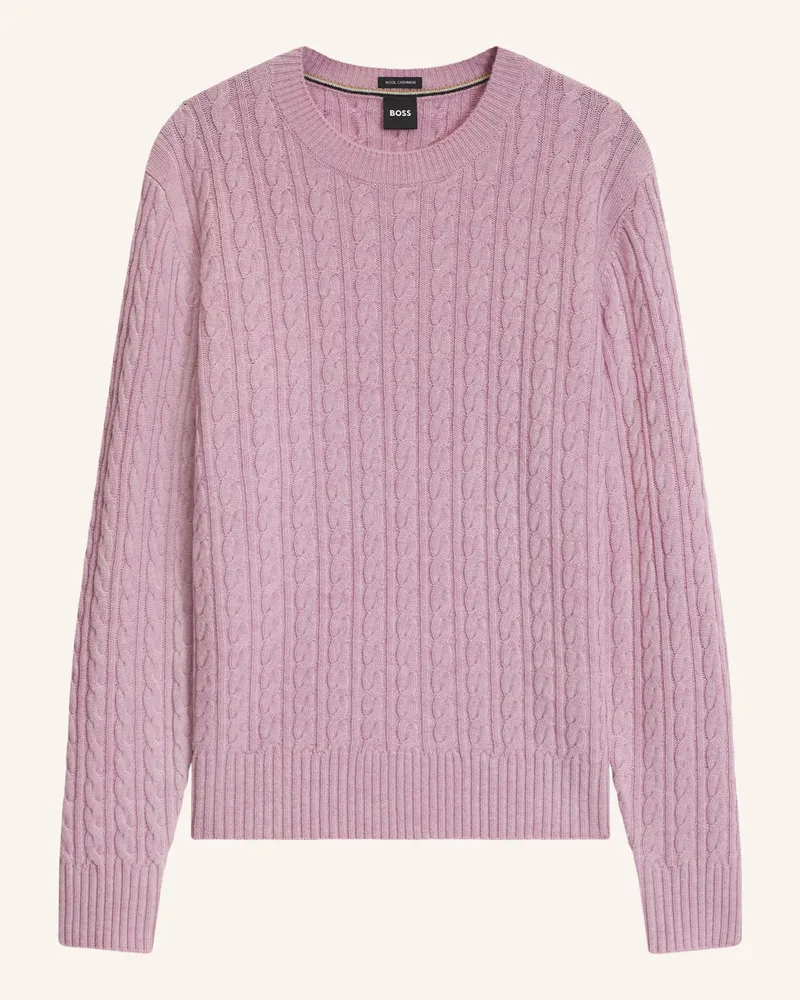 HUGO BOSS Pullover H-Furlan Regular Fit pink Pink
