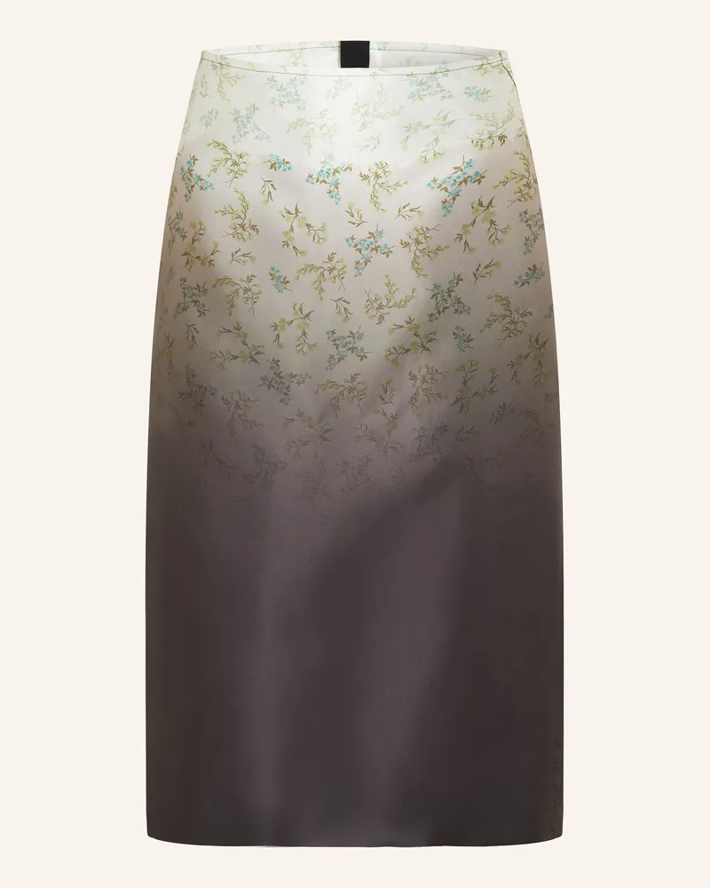 Jil Sander Seidenrock gruen Hellgrün