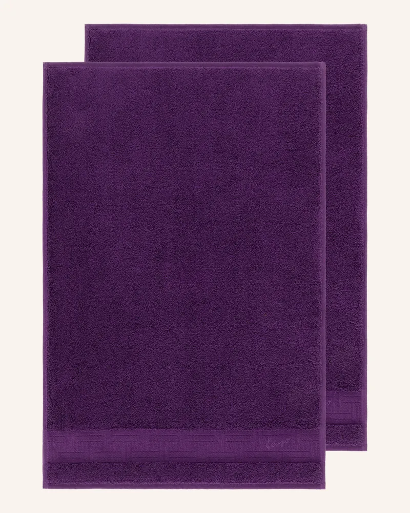 Kenzo Gästetuch 2er Set Kweave lila Lila