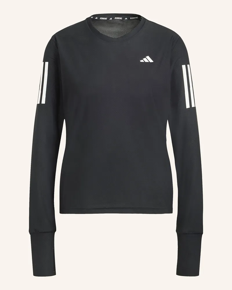 adidas Laufshirt OWN THE RUN Schwarz