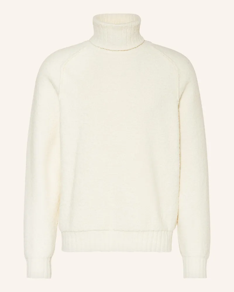 HUGO BOSS Rollkragenpullover SAN RUDI Ecru