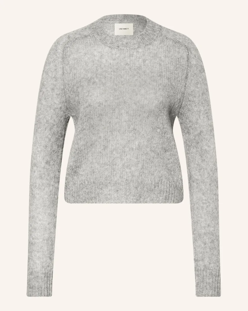 Lisa Yang Cashmere-Pullover Grau