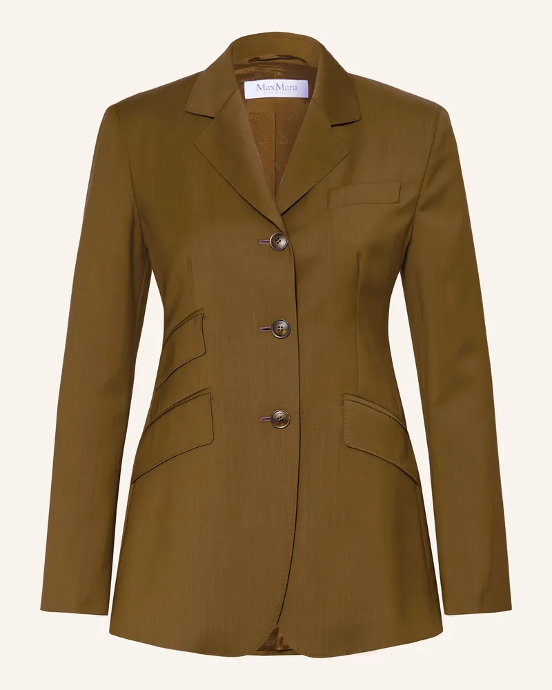 Max Mara Blazer Patio gruen Khaki