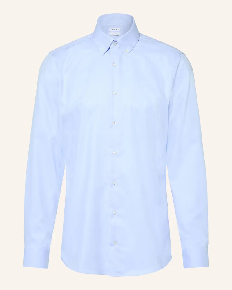 paul Hemd Shaped Fit blau Hellblau