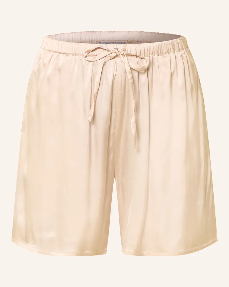 Essenza Schlafshorts Nori Uni Aus Satin rosa Rosé