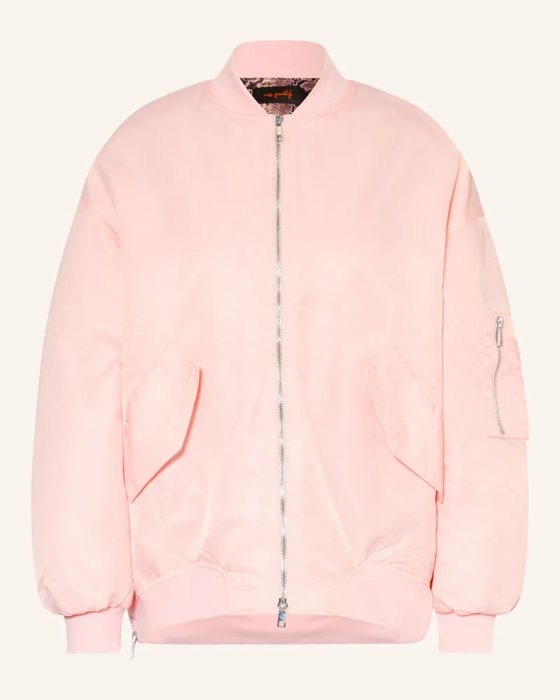 Miss Goodlife Oversized-Blouson Rosa