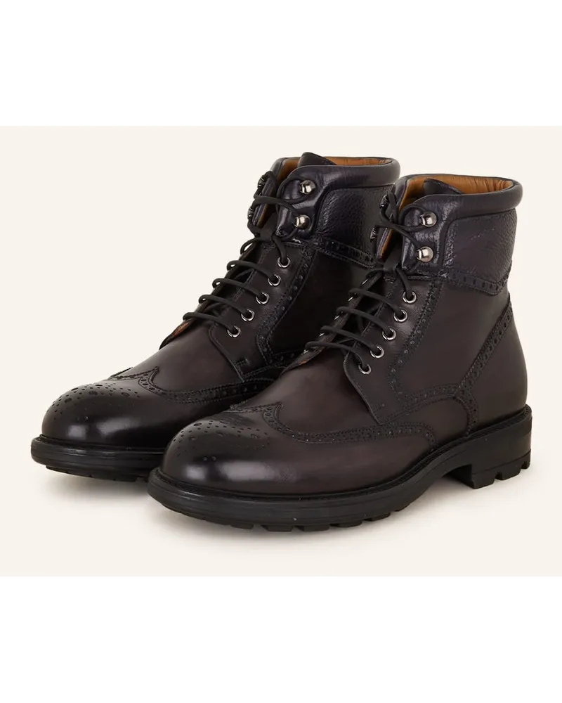 Magnanni Schnürboots BOLTIARCADE - SCHWARZ Grau