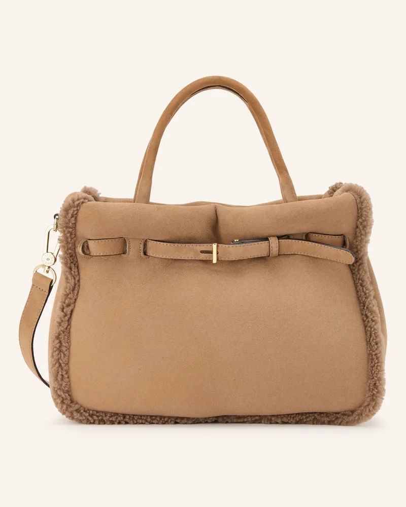 Abro Handtasche Jill Mit Pouch braun Hellbraun