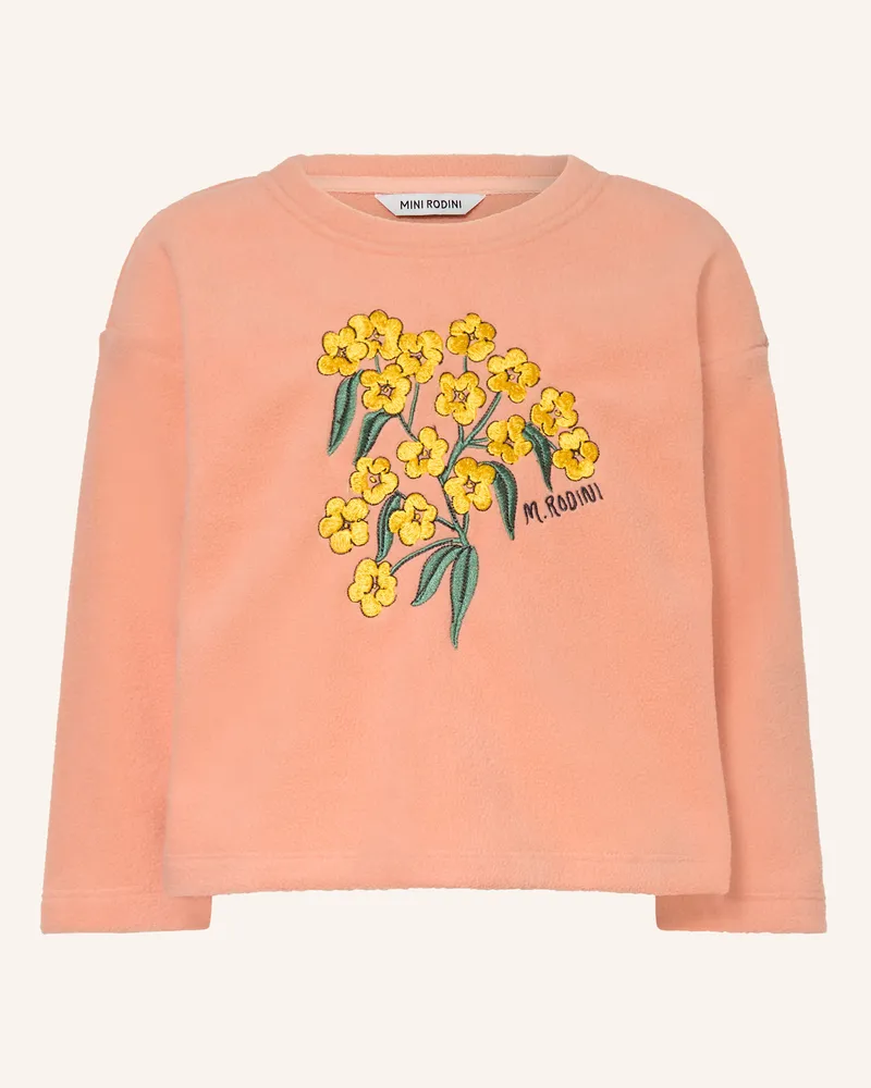 Mini Rodini Fleecepullover Lachs